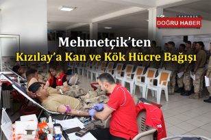 Mehmetçik’ten Kızılay’a Bağış