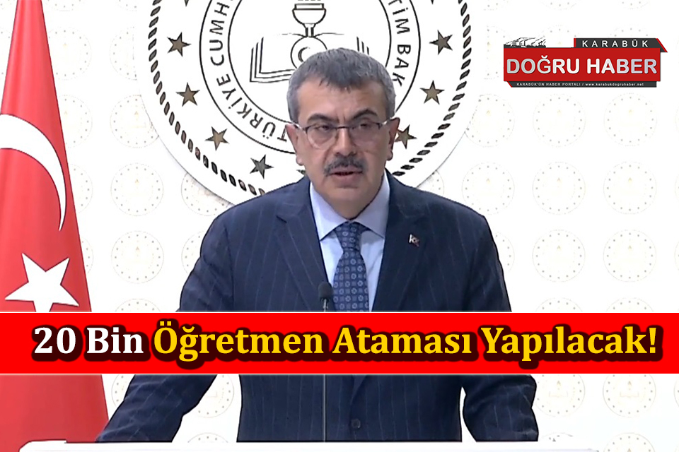 20 Bin Öğretmen Ataması Olacak