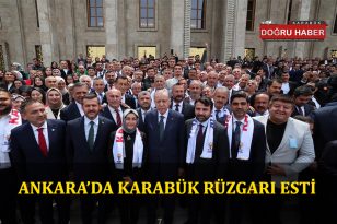 Ankara’da Karabük Rüzgarı Esti