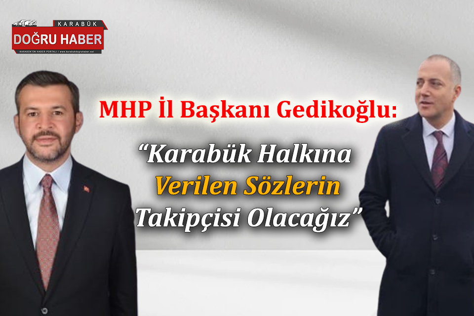 MHP Karabük Bir Basın Bildirisi Yayımladı