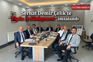 Serhat Demir Çelik’te İlk Toplu İş Sözleşmesi Sevinci