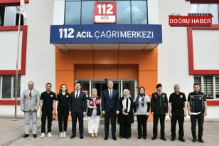 Vali Yavuz’dan 112 Acil Çağrı Merkezi Ziyareti