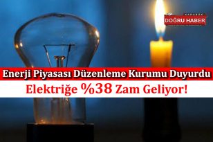 Elektriğe Büyük Zam!