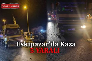 Eskipazar’da Trafik Kazası: 5 Yaralı